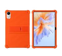 Case for Honor Pad V9 11.5 Inch 2025 Tablet with PC Kickstand, Soft Silicone, Washable, Thickened Corner Shockproof Case, Orange