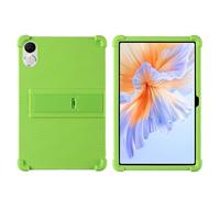 Case for Honor Pad V9 11.5 Inch 2025 Tablet with PC Kickstand, Soft Silicone, Washable, Thickened Corner Shockproof Case, Green