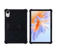 Case for Honor Pad V9 11.5 Inch 2025 Tablet with PC Kickstand, Soft Silicone, Washable, Thickened Corner Shockproof Case, Black