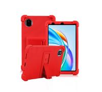 Case for HONOR Pad X7 8.7 Inch Tablet,daunke Soft Silicone Cover,with Folding Stand,Lightweight Shockproof,Anti-Scratch,All-Around Protection,Red