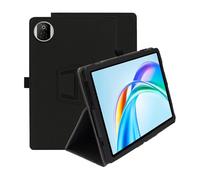 Case for Honor Pad X7, Full Coverage Ultra Slim PU Leather Cover Case Folding Stand Cover with Hand Strap Magnet,Black