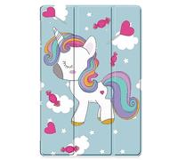 Case for HONOR Pad X8 10.1 inch for Kids Shockproof Lightweight Slim Case Trifold Stand Protective Cover for HONOR Pad X8 Tablet Unicorn