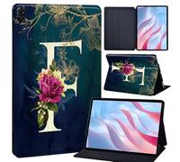 Case For Honor Pad X9 11.5 inch 2023 Tablet Case, Slim Smart Cover Stand Folio Case Honor Pad X8 Pro 11.5 inch PU Leather Case Tri-Fold Tablet Cover (initial letter F)