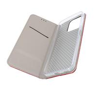 Case for Honor X8a, Magnetic Flap, Card Holder, Smart Collection, Red