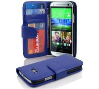 Case for HTC ONE M8 MINI (2.Gen.) Cover Protection Wallet 3 Card Slots Book