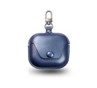 Case for HUAWEI FreeArc Open-Ear Earbuds,PU Leather Soft Protective Cover,Includes a Carabiner to Prevent Loss,Drop-Proof,Waterproof,Lightweight and Portable,Afternoon Blue