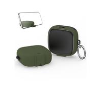 Case for HUAWEI FreeArc Wireless Earbuds,daunke fluff Protective Cover,Case with Round buckle,Full Protection,army green