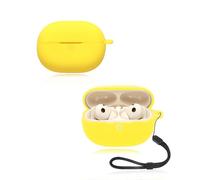 Case for HUAWEI FreeBuds Pro 5 Wireless Earbuds, yystao Soft Silicone Protective Cover compatible with HUAWEI FreeBuds Pro 5, With Lanyard, Dustproof, Shockproof & Durable, Yellow