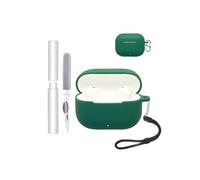 Case for HUAWEI FreeBuds SE 4 ANC Earbuds,toergy Shockproof,Waterproof,Soft and Slim Silicone Cover with Lanyard & Keychain & Cleaner kit,Green