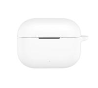 Case for HUAWEI FreeBuds SE 4 ANC, Wireless Earbuds Silicone Protective Sleeve, Shockproof Cover Shell with Carabiner Clip (white)