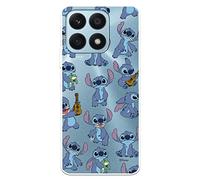 Case for Huawei Honor X8A Official Lilo & Stitch Pattern, Transparent to Protect Your Mobile Phone, Flexible Silicone Case with Official Disney License