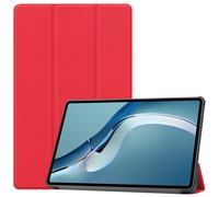 Lobwerk Cover for Huawei MatePad Pro 2021 12.6 Tablet Case Slim with Stand Function and Auto Sleep/Wake Function Red