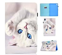 Case for Huawei MediaPad M6 10.8, Beautiful PU Leather Flip Double Magnet Wallet Stand Card Slots Case Cover with Auto Sleep/Wake Up Function (DT-12)