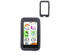 Case for iGPSPORT BiNavi Air WUNIAK Soft Silicone Protective Portable Scratch Shock Resistant Shell Case with Screen Protector for iGPSPORT BiNavi Air,Black