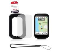 Case for iGPSPORT BSC500 Bike Computer, yystao Silicone Protective Case Comes with 1 PET soft films&Lanyard, Shockproof, Water Resistant, Dust-Resistant, Black