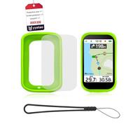Case for iGPSPORT BSC500 Bike Computer, yystao Silicone Protective Case Comes with 1 PET soft films&Lanyard, Shockproof, Water Resistant, Dust-Resistant, Green