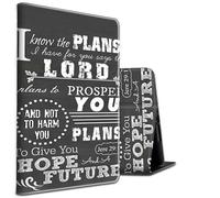 Case for iPad 10.2 9th / 8th / 7th Generation (2021/2020/2019) PU Leather Shockproof Stand Protective Cover with Auto Sleep/Wake for iPad 10.2,Jeremiah 29-11 Bible Verse