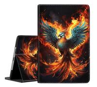 Case for iPad 10.2 Case 2021 iPad 9th Gen / 2020 iPad 8th Gen / 2019 iPad 7th Gen, Durable Shockproof Protective Cover for 10.2"，Phoenix Bird Risen from The Ashes, Fire Bird.