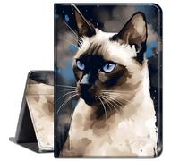 Case for iPad 10.2 Inch 2021/2020/2019,for iPad 9th/8th/7th Generation Case, Slim Lightweight Smart Shell Stand Cover with Auto Wake/Sleep for iPad 10.2 Inch,Watercolor Cats