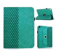 Case for iPad 10.2 Inch Model 2021/2020/2019 (9th/8th/7th Generation), 360 Degrees Rotating Protective Cover Case with Card Holder and Pen Holder - Sea Green