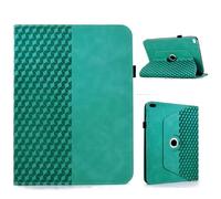 Case for iPad 10.2 Inch Model 2021/2020/2019 (9th/8th/7th Generation), 360 Degrees Rotating Protective Cover Case with Card Holder and Pen Holder - Sea Green
