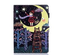 Case for iPad 10.2 with Pencil Holder Multiple Slots able to Set up Multiple Horizontal Stand Angles For iPad Pro 7th Generation 2019 release,Star Picking Girl