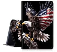 Case for iPad 10.5"/iPad Air 3rd Generation 2019 / iPad Pro 2017 PU Leather Smart Protective Cover with Auto Sleep/Wake for iPad Air 3rd 10.5",Flying Eagle with Flag