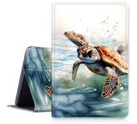 Case for iPad 10.5"/iPad Air 3rd Generation 2019 / iPad Pro 2017 PU Leather Smart Protective Cover with Auto Sleep/Wake for iPad Air 3rd 10.5",Watercolor Sea Turtle