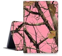 Case for iPad 10.5"/iPad Air 3rd Generation 2019 / iPad Pro 2017 PU Leather Smart Protective Cover with Auto Sleep/Wake for iPad Air 3rd 10.5",Pink Dead Wood Tree