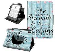 Case for iPad 10th Generation 10.9" (2022) /iPad 11th Gen 11" (2025), 360° Rotating PU Leather Shockproof Stand Cover with Hand Strap & Magnetic Closure,Auto Wake/Sleep,Bible Quote Proverbs 31-25