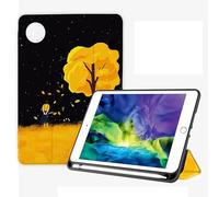 Case for iPad 10th Generation 10.9 Inch Smart Trifold Stand Case With Pencil Holder Smart Cover for iPad 10th Gen Cases 2022 A2696 A2757, Auto Wake Sleep - The Golden Tree of the Moon