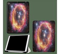 Case For iPad 10th Generation Case 2022, iPad 10.9 inch Protective Cases with Pencil Holder, Trifold Stand,Auto Wake/Sleep Starry Sky Nebula Universe Nature