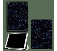 Case for iPad 10th Generation Case with Pen Holder 2022, Soft Silicone Protective Cover for 10.9 inch, Auto Sleep/Wake, Two Folding Angles Space Universe Abstract Starry Sky-Blue