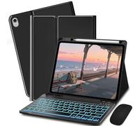 Case for iPad 11th Gen - Slim Folio Case and Mouse (Black)