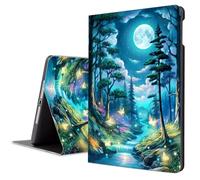 Case for iPad 6th/5th Generation 2018/2017, iPad Air 2/Air 1 Case for Girls Women, Shockproof 9.7 Inch iPadCase Soft Back Cover Multi Viewing Stand Auto Wake/Sleep, Forest Butterfly