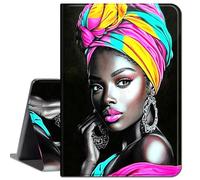 Case for iPad 9.7 inch 2018 2017/ iPad Air 2 Case,Slim Lightweight Smart Shell Stand Cover with Auto Wake/Sleep Cases for Apple iPad 5th/6th Generation,African Woman