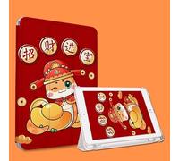 Case for iPad 9.7-Inch (6th/5th Generation, 2018/2017) with Pencil Holder, Slim Tablet Cover with Soft TPU Back, Auto Wake/Sleep - wealthy little snake