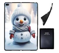Case for iPad 9.7 Inch iPad 6th/5th Generation, iPad Air 2/Air 1,Soft Shockproof TPU Silicone Protective Back Shell Case for iPad 9.7 2018 2017 Model iPad Air 2 Air 1,Winter Christmas Snowman