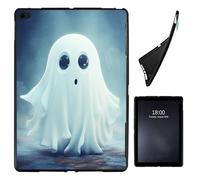 Case for iPad 9.7 Inch iPad 6th/5th Generation, iPad Air 2/Air 1,Soft Shockproof TPU Silicone Protective Back Shell Case for iPad 9.7 2018 2017 Model iPad Air 2 Air 1,Halloween White