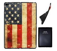 Case for iPad 9.7 Inch iPad 6th/5th Generation, iPad Air 2/Air 1,Soft Shockproof TPU Silicone Protective Back Shell Case for iPad 9.7 2018 2017 Model iPad Air 2 Air 1,American Flag red