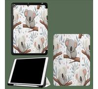 Case for iPad 9th/8th/7th Gen 10.2 inch 2021/2020/2019, Smart Case Ultra Slim Lightweight Magnetic Cover with Auto Wake/Sleep for iPad 9/for iPad 8/for iPad 7,Cartoon Koala