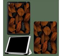 Case for iPad 9th/8th/7th Gen 10.2 inch 2021/2020/2019, Smart Case Ultra Slim Lightweight Magnetic Cover with Auto Wake/Sleep for iPad 9/for iPad 8/for iPad 7,Retro Line Leaves