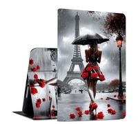 Case for iPad 9th/8th/7th Generation 10.2 Inch (2021/2020/2019 Release) Slim PU Leather Adjustable Multi-Angle Smart Shell Cover with Auto Wake/Sleep Case for iPad 10.2-Inch,Iron Tower Girls
