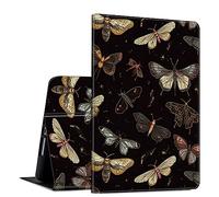 Case for iPad 9th / 8th / 7th Generation 10.2 inch (2021/2020/2019 Released) PU Leather Slim Folio Lightweight Multi-Angle Smart Cover with Auto Wake/Sleep Case Cover for 10.2 iPad Case,Butterfly Moth