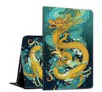 Case for iPad 9th / 8th / 7th Generation 10.2 inch (2021/2020/2019 Released) PU Leather Slim Folio Lightweight Multi-Angle Smart Cover with Auto Wake/Sleep for 10.2 iPad,Chinese Dragon