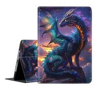 Case for iPad 9th/8th/7th Generation Case, iPad 10.2 Case (2021/2020/2019), Slim Folding Stand Cover with Auto Wake/Sleep for iPad 10.2 inch, Cool Anime Dragon