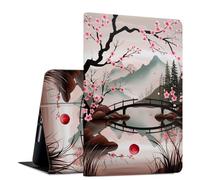 Case for iPad 9th/ 8th/ 7th Generation, for iPad 10.2 inch Case 2021/2020/2019 Slim PU Leather Multiple Viewing Angles Smart Stand Shell Cover Auto Wake/Sleep for iPad 10.2,Art Japanese Sakura