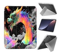 Case for iPad 9th/8th/7th Generation,iPad 10.2 Case 2021 2020 2019/iPad Air 3rd Gen/Pro 10.5 inch case with Pencil Holder, Lightweight Y-Shaped Stand Cover Auto Wake/Sleep,Colorful Cloud Dragon