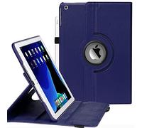 Case for iPad 9th Generation(2021)/ 2020 iPad 8th Generation/ 2019 iPad 7th Generation for 10.2 Inch iPad Case Covers, 360 Degree Rotating Protective iPad Case with Sleep Function (Navy Blue)