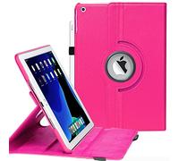 Case for iPad 9th Generation(2021)/ 2020 iPad 8th Generation/ 2019 iPad 7th Generation for 10.2 Inch iPad Case Covers, 360 Degree Rotating Protective iPad Case with Sleep Function (Rose Red)